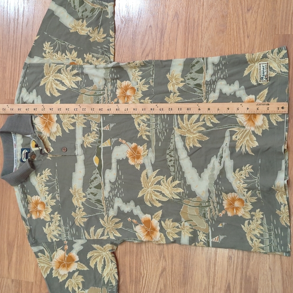 Tommy Bahamas Hawaiian Polo Shirt Size Small S - Picture 3 of 6